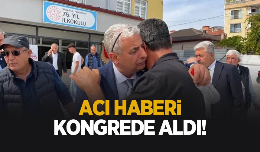 Kongrede acı haber: İlçe başkan adayı annesini kaybetti