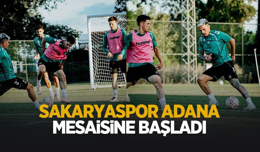 Yeşil-Siyahlılar Adana 01 FK mesaisine başladı