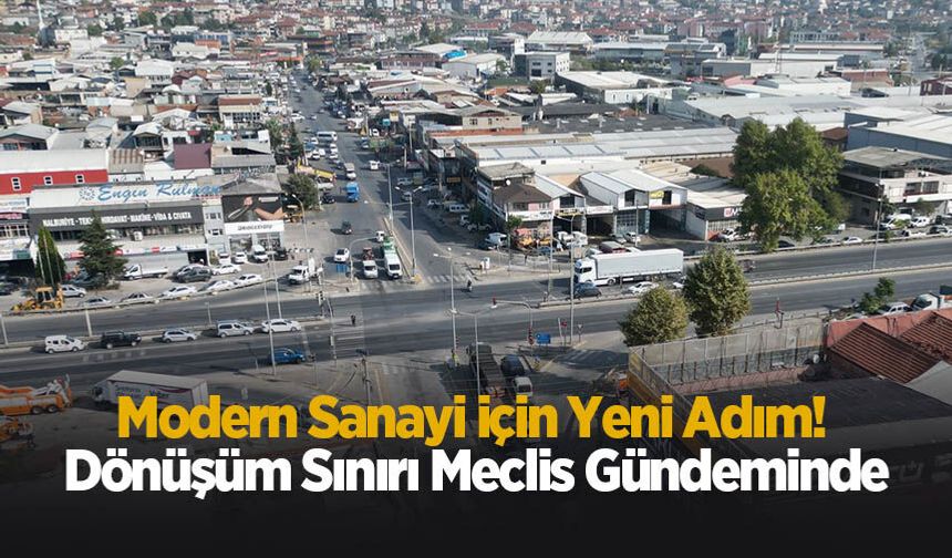 Modern Sanayi için yeni adım