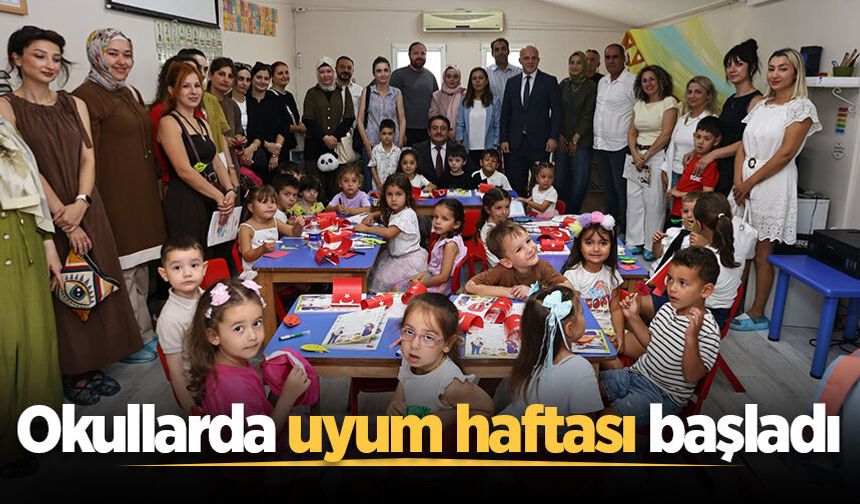 Sakarya'da uyum haftası coşkuyla başladı