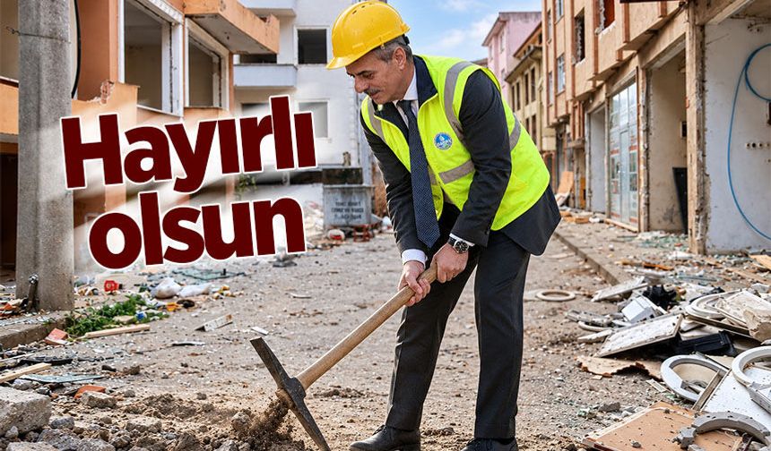 Tığcılar'da yıkım başlıyor! Alemdar: Hayırlı olsun