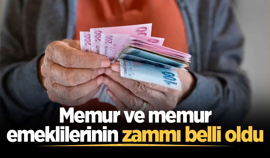 Emekli ve memur maaş zammı için 2 aylık enflasyon farkı belli oldu