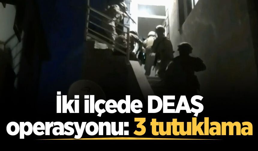 Sakarya'da iki ilçede DEAŞ operasyonu: 3 tutuklama