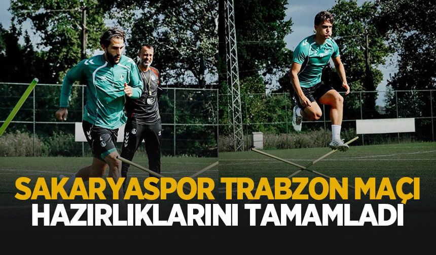 Sakaryaspor’da 1461 Trabzon FK mesaisi sona erdi