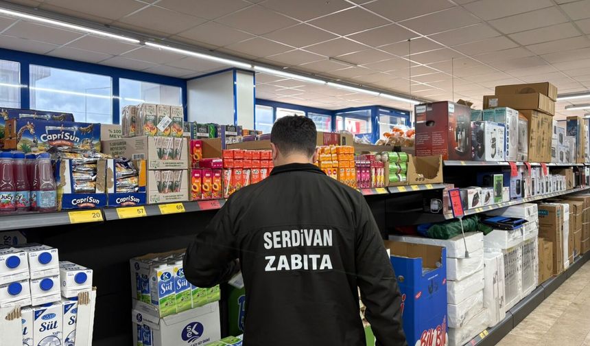 Serdivan’da marketlere sıkı denetim