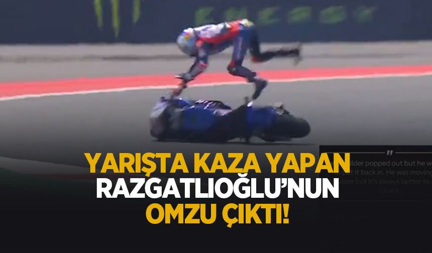 Toprak Razgatlıoğlu yarışta kaza yaptı! Çıkan omzunu kendisi yerine oturttu