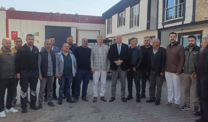 TMO Genel Müdürü Güldal, Akyazı fındık alım noktasını ziyaret etti