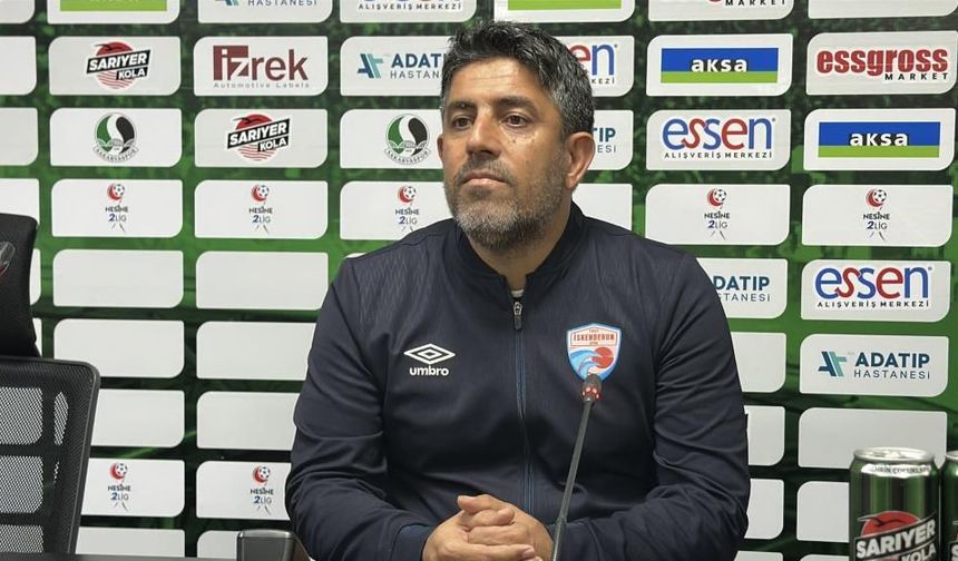 İskenderunspor teknik direktörü Özdemir: "Pozisyonları zaman geçirme olarak adlandırmamak lazım"