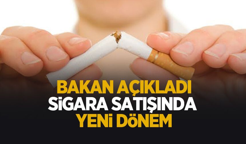 Sigara satışında yeni dönem!