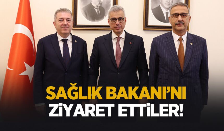 AK Parti Sakarya Milletvekillerinden Bakan Memişoğlu’na ziyaret