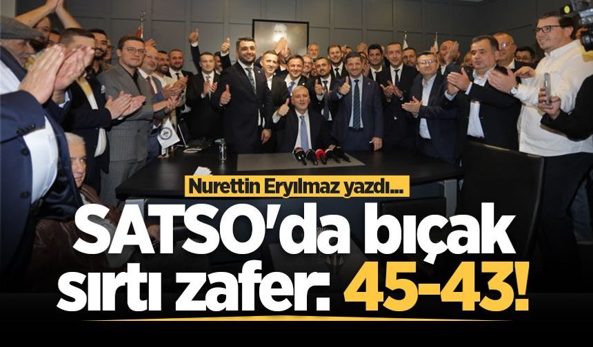 SATSO'da bıçak sırtı zafer: 45-43!