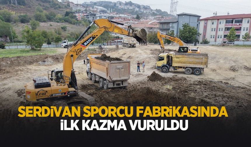 Serdivan’da Sporcu Fabrikası'nda çalışmalar başladı!