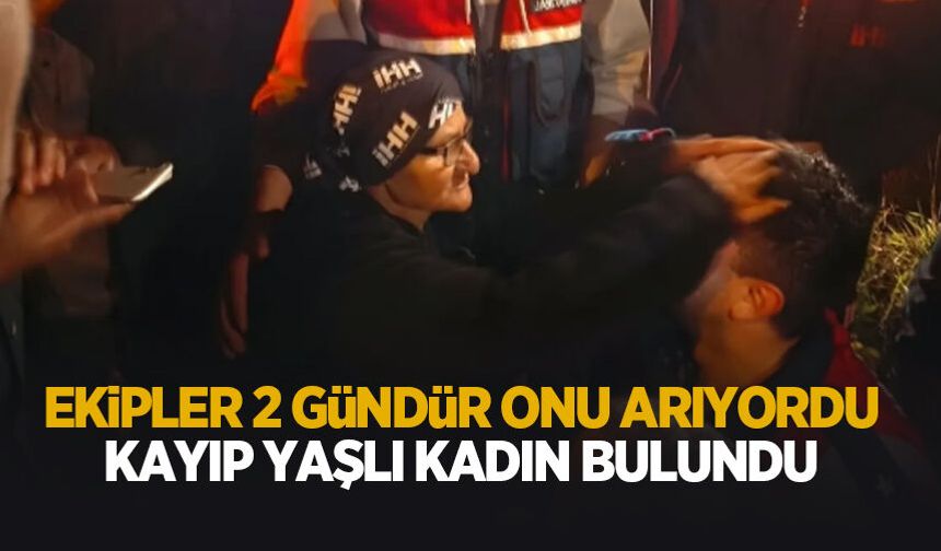 Kayıp alzheimer hastası Hava Boğaz’dan sevindiren haber