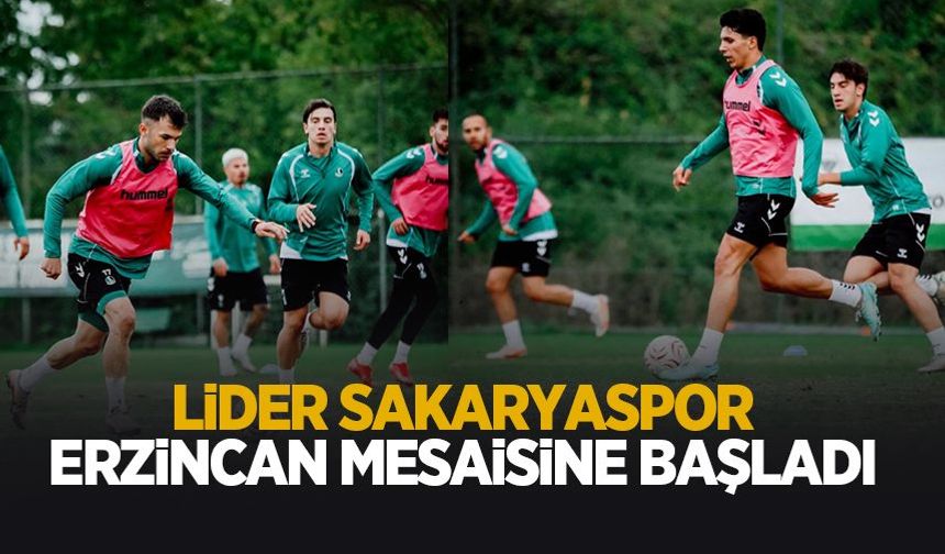 Sakaryaspor, Erzincanspor maçının hazırlıklarına başladı