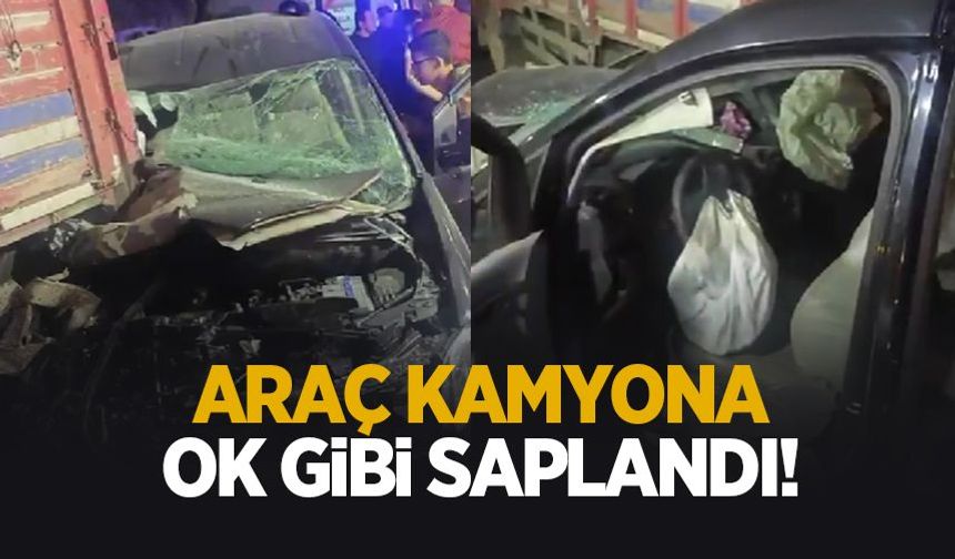 Panelvan kamyonun altına girdi! 1 ağır yaralı