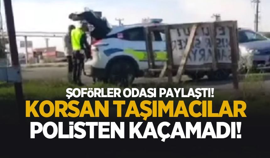 Sakarya'da korsan taşımacılık yapanlar yakalandı