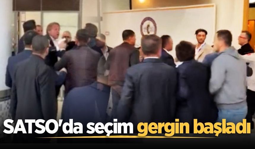 SATSO'da seçim gergin başladı