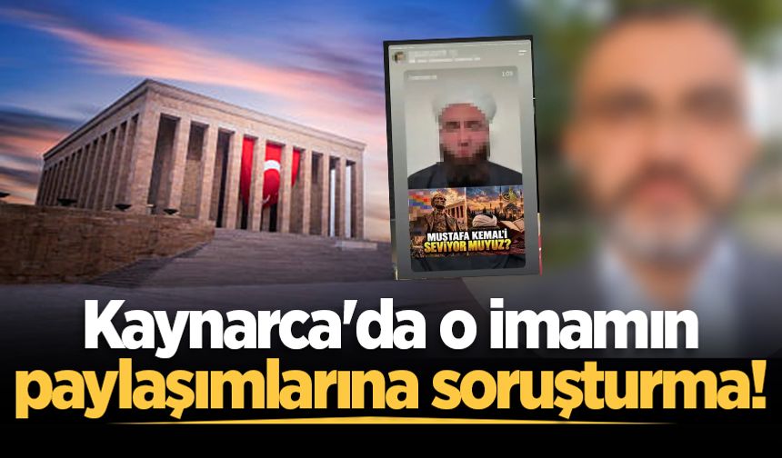 Kaynarca'da o imamın paylaşımlarına soruşturma!
