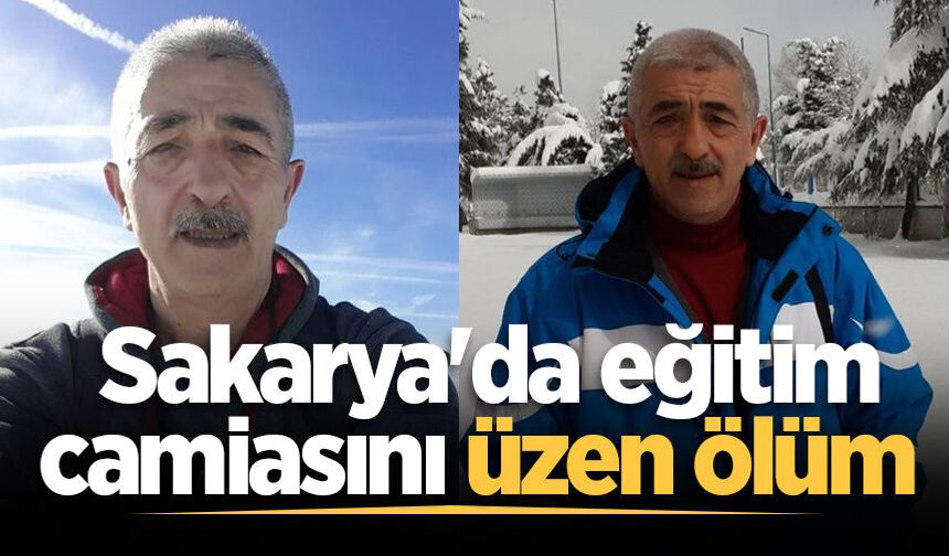 Sakarya'da eğitim camiasını üzen ölüm: Hilmi Bayrak vefat etti