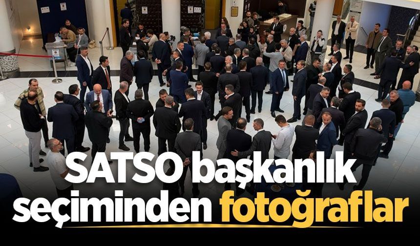 SATSO başkanlık seçiminden fotoğraflar