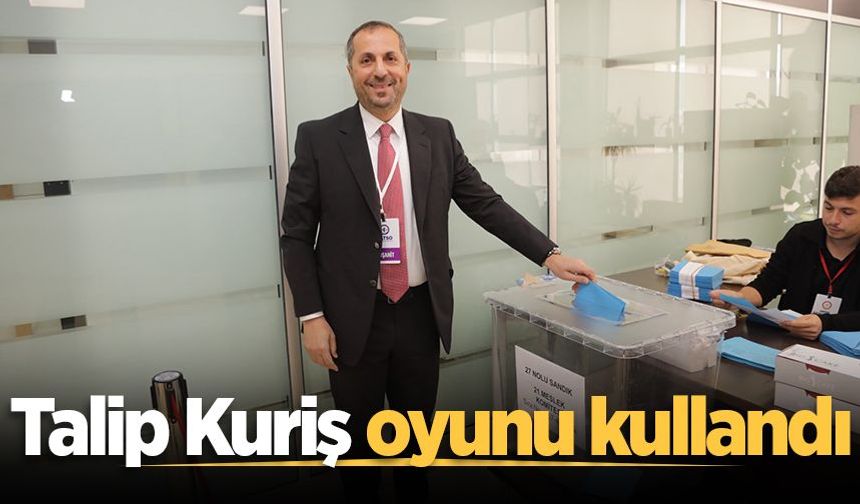 Talip Kuriş oyunu kullandı