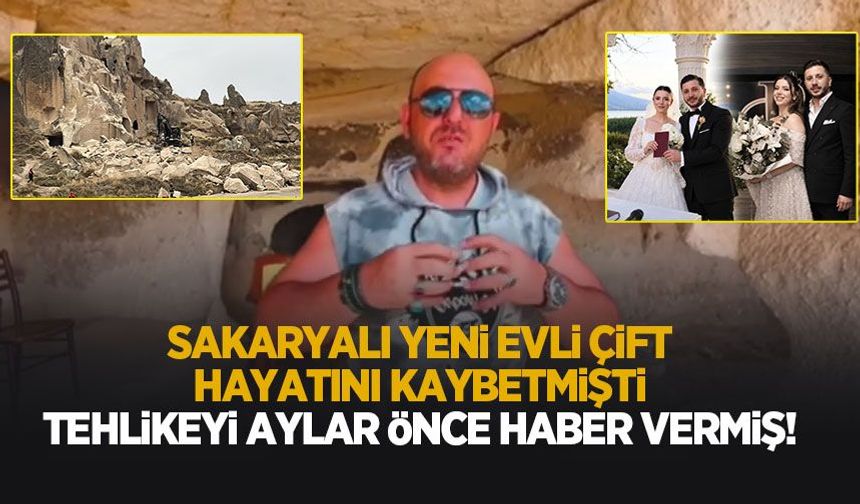 Sakaryalı yeni evli çift hayatını kaybetmişti! Aylar önce uyarmış