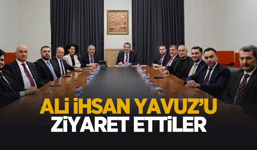 Ali İhsan Yavuz'u ziyaret ettiler