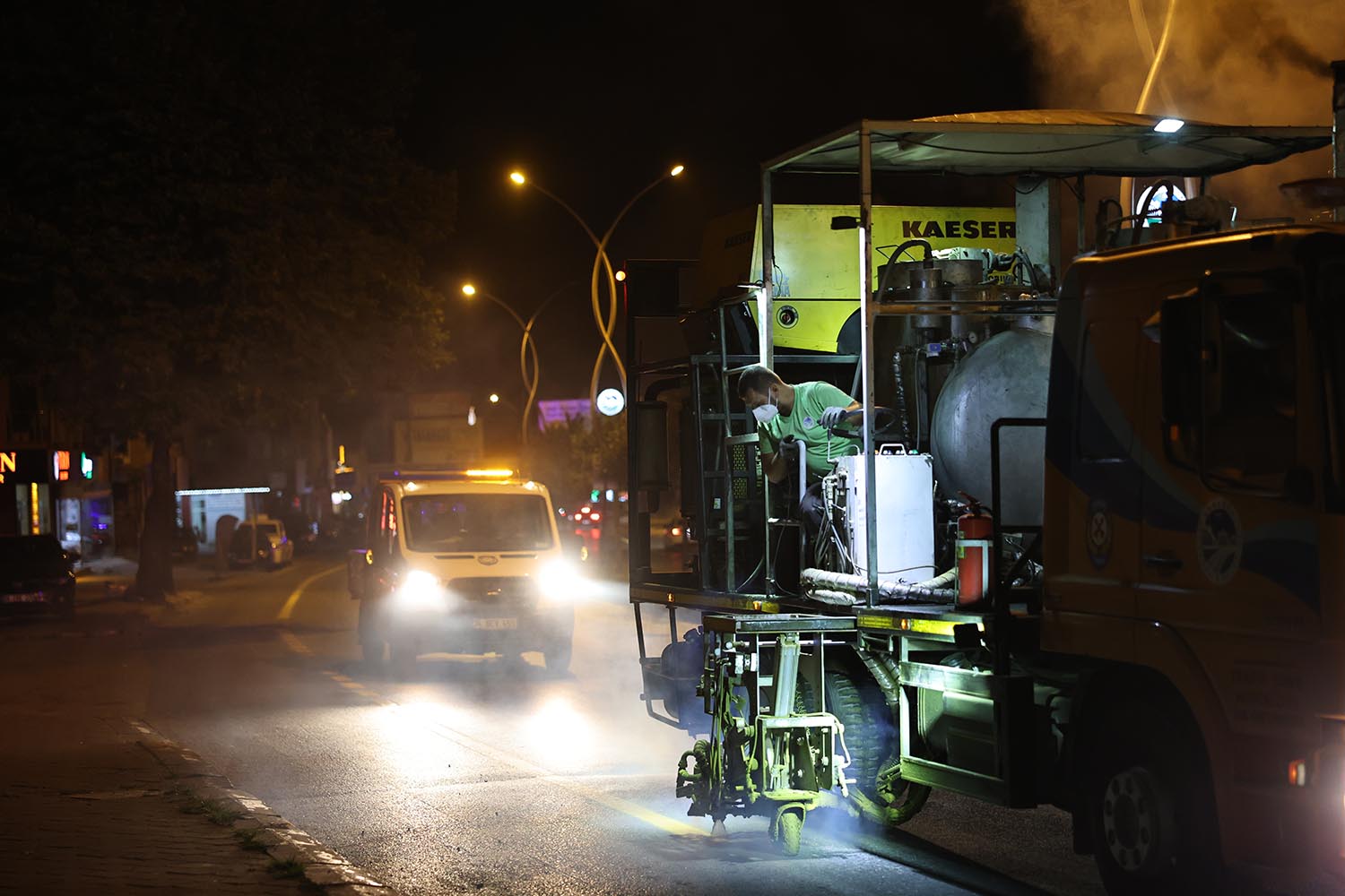 Ekipler Orhan Gazi’de Gece Boyu Çalıştı2