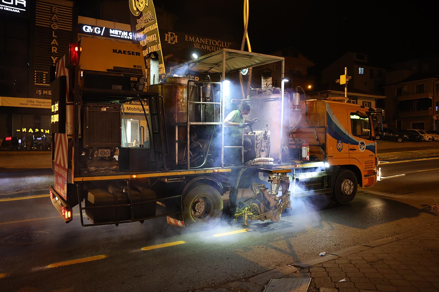 Ekipler Orhan Gazi’de Gece Boyu Çalıştı3