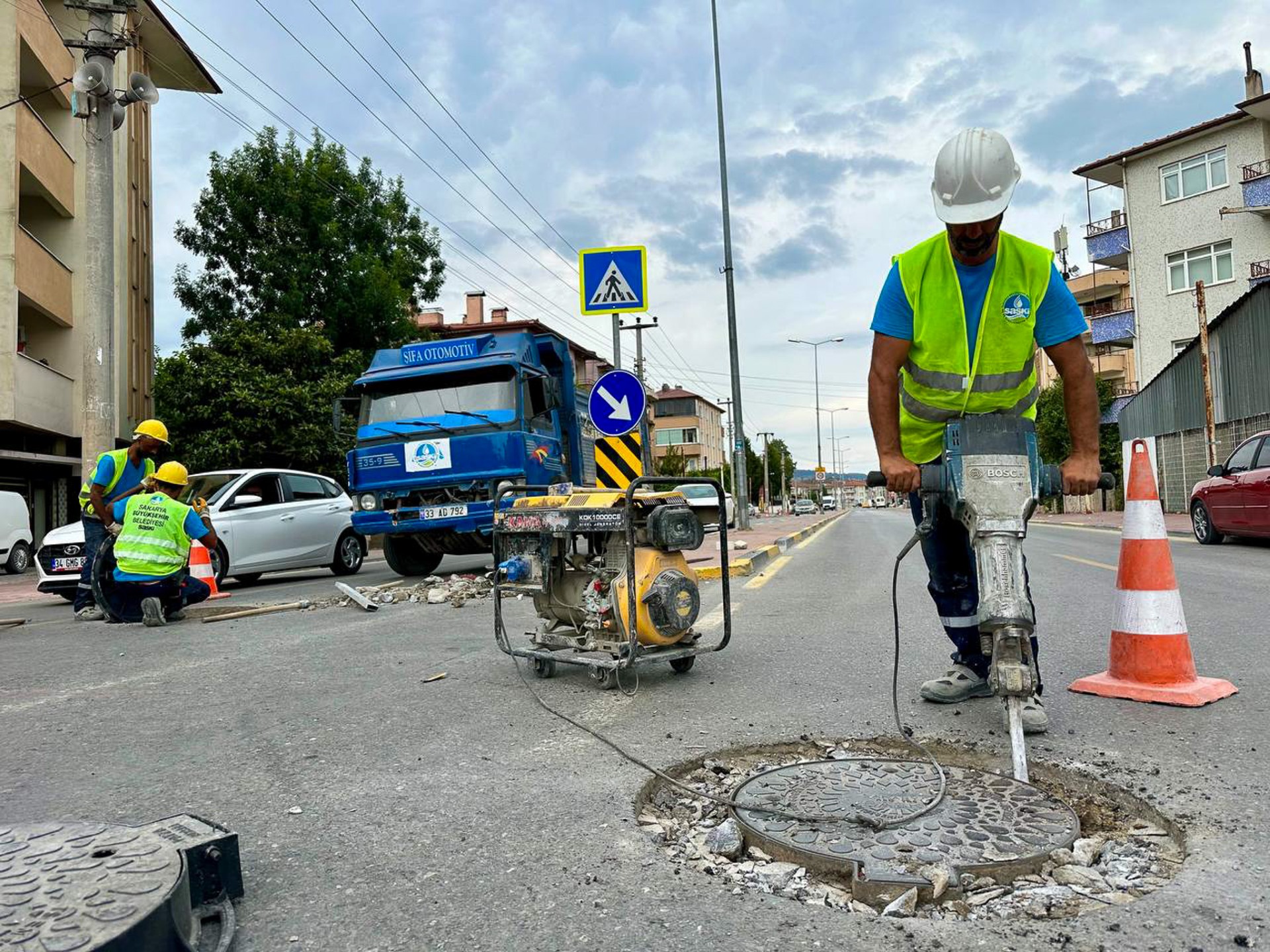 Saski̇ Şehir Genelinde 10 Bin Kapağa Müdahale Edecek