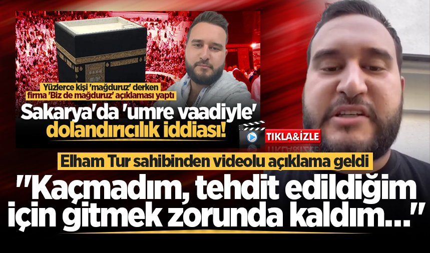 Elham Tur sahibinden videolu açıklama geldi: "Kaçmadım, tehdit edildiğim için gitmek zorunda kaldım…"