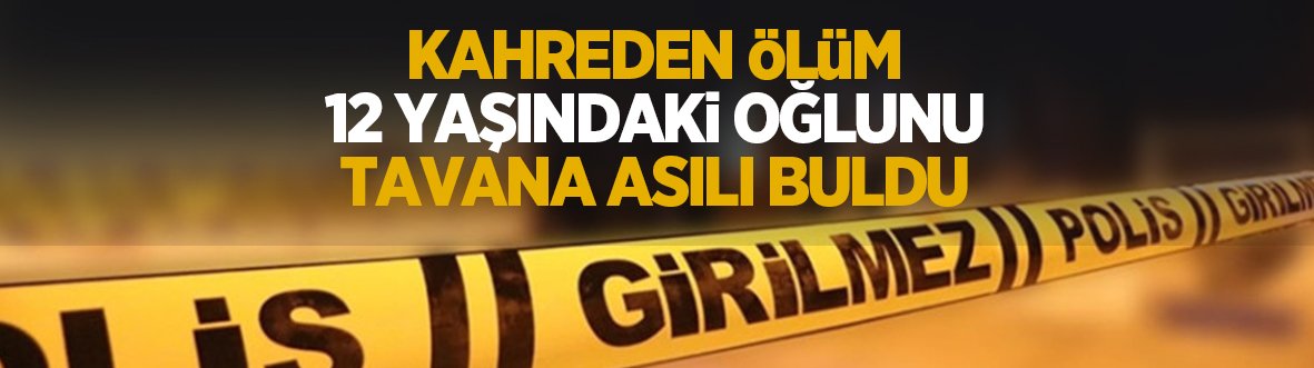 Acı ölüm; 12 yaşındaki çocuk kurtarılamadı