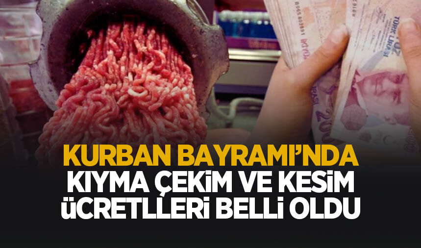 Sakarya'da kurban kesim ve kıyma çekim ücretleri açıklandı