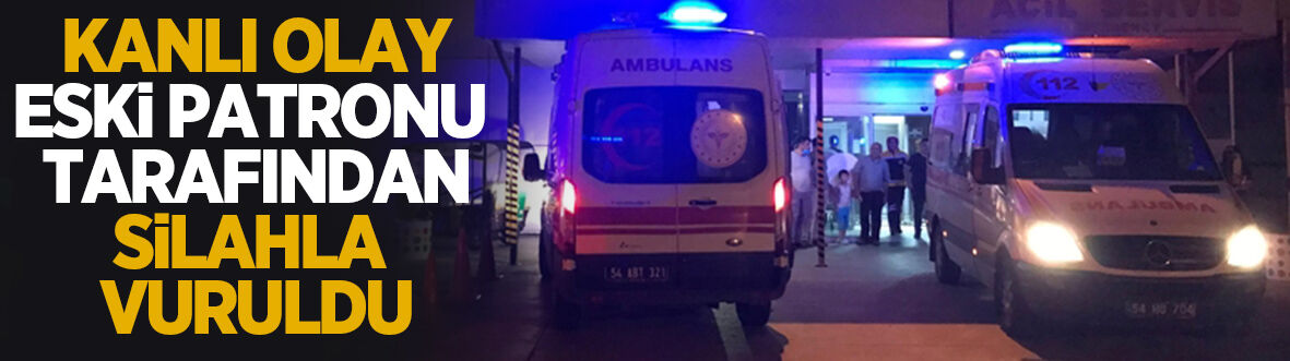 Eski çalışanını vurdu