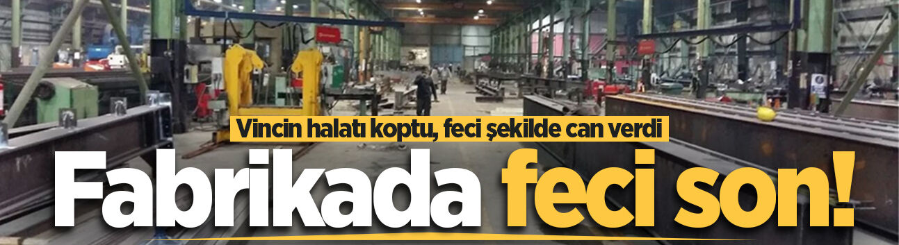 Hendek'te yine ölümlü iş kazası! Vincin halatı koptu, feci şekilde can verdi