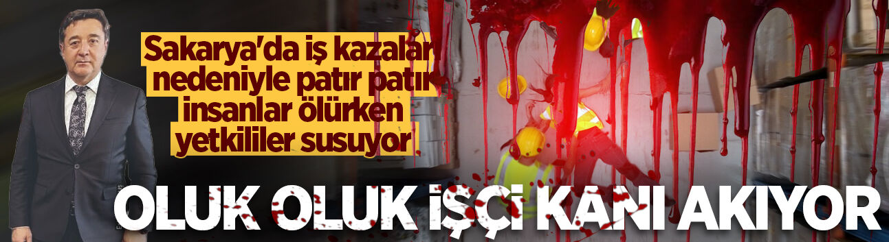 Sakarya'da iş kazaları nedeniyle patır patır insanlar ölürken yetkililer susuyor