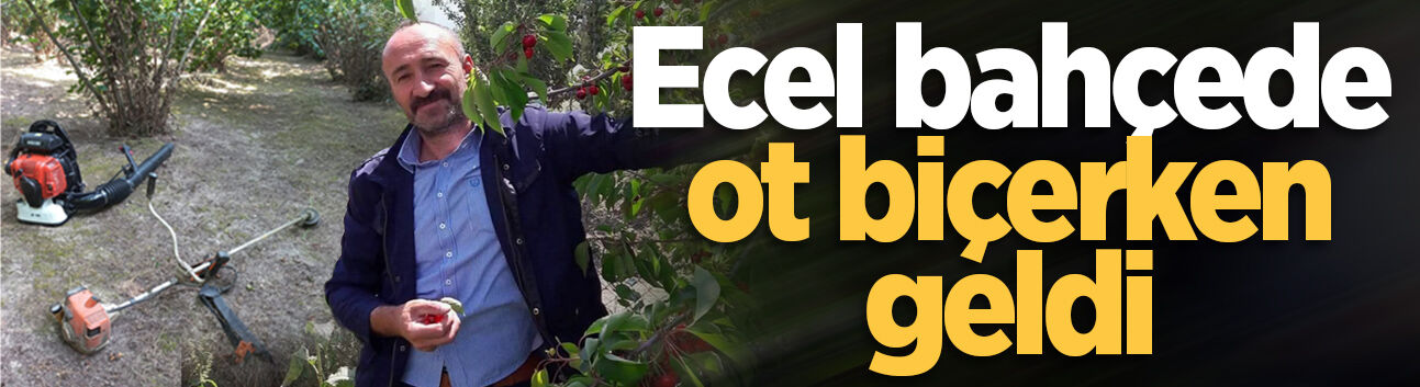 Bahçede ot biçerken fenalaştı, kurtarılamadı