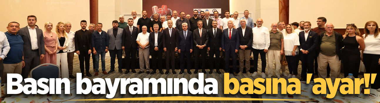 24 Temmuz Basın Bayramı'nda Sakarya protokolünden basına 'ayar!'