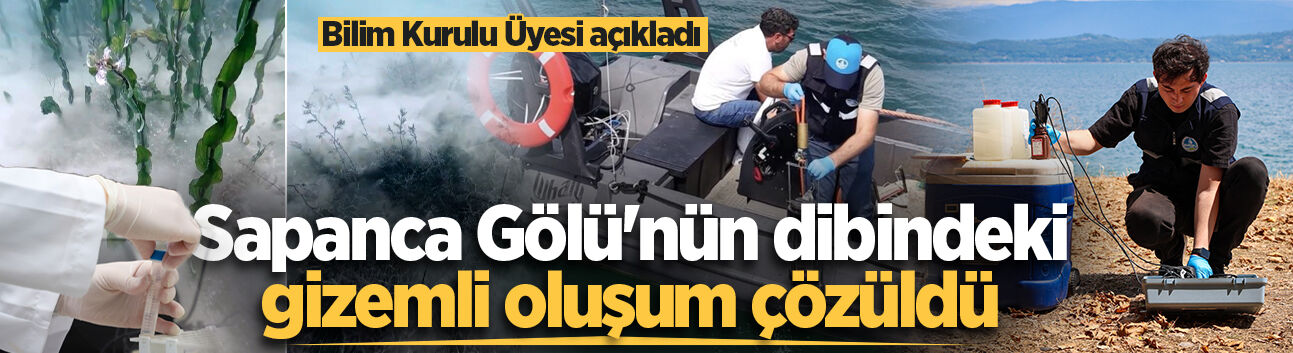 Bilim Kurulu Üyesi açıkladı! Sapanca Gölü'nün dibindeki gizemli oluşum çözüldü