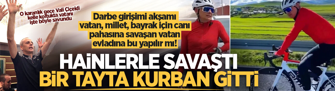 Darbe girişimi akşamı vatan, millet, bayrak için canı pahasına savaşan vatan evladına bu yapılır mı!