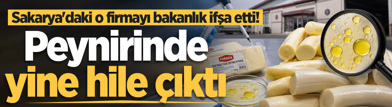 Sakarya'daki o firmayı bakanlık ifşa etti! Peynirinde yine hile çıktı