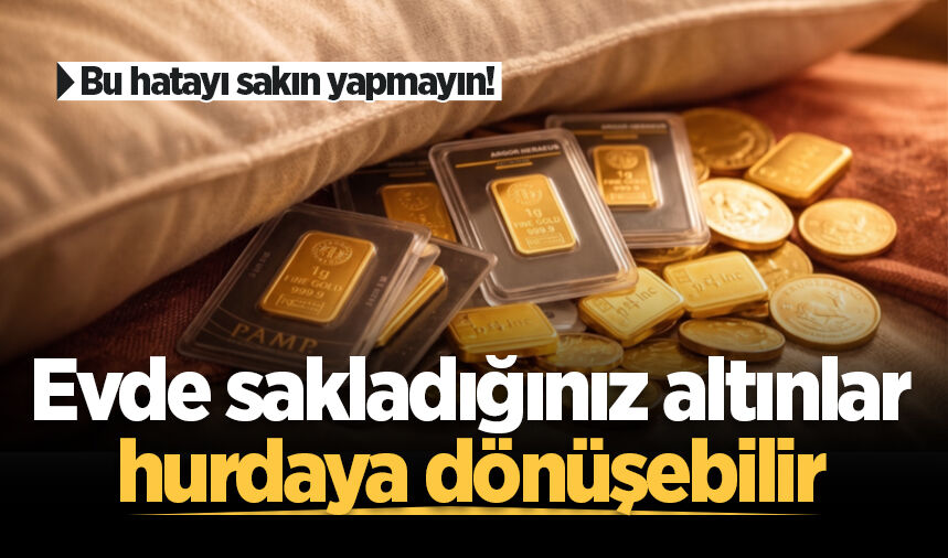 Bu hatayı sakın yapmayın! Evde sakladığınız altınlar hurdaya dönüşebilir
