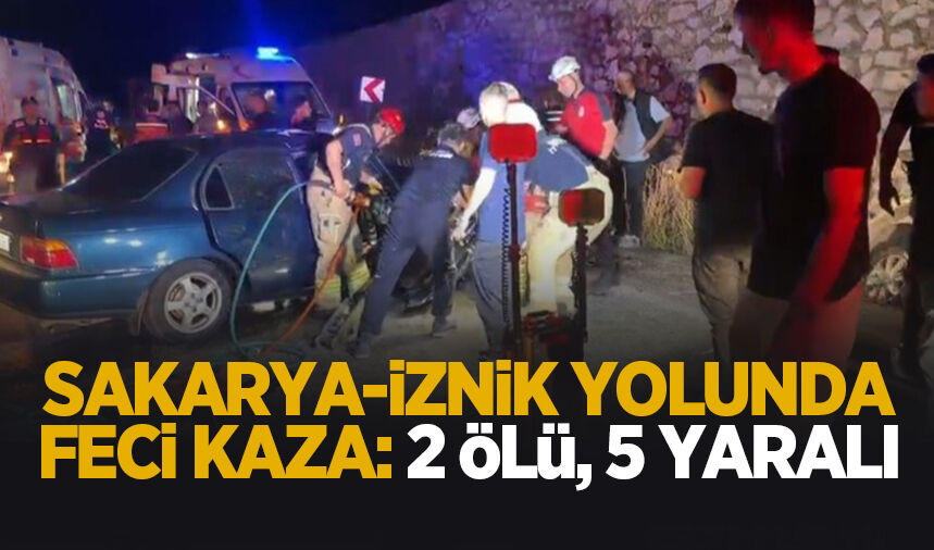 Feci kaza: 2 ölü, 5 yaralı