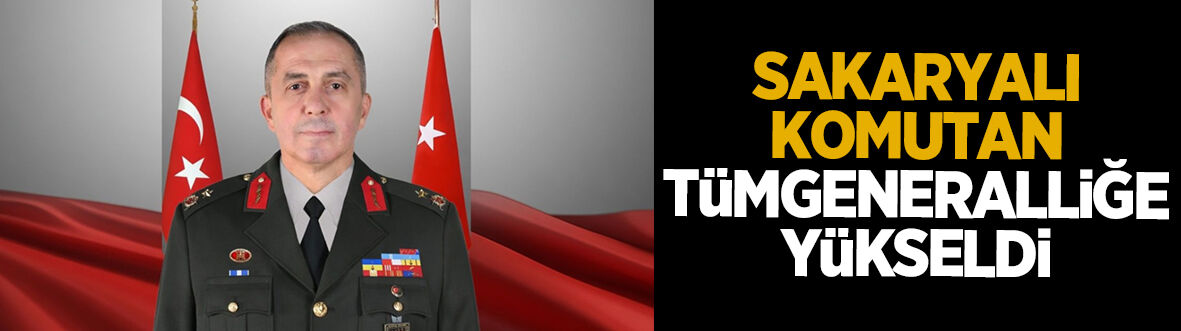 Sakaryalı Şener Kopal'a Tümgeneral rütbesi