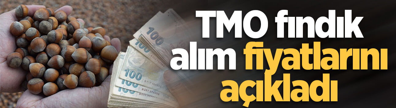 TMO fındık alım fiyatlarını açıkladı