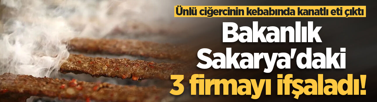 Bakanlık Sakarya'daki 3 firmayı ifşaladı! Ünlü ciğercinin kebabında kanatlı eti çıktı