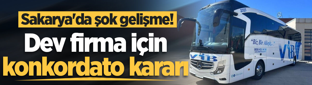VİB Turizm için konkordato kararı