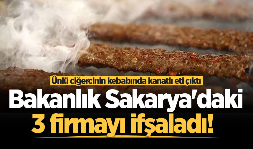 Bakanlık Sakarya'daki 3 firmayı ifşaladı! Ünlü ciğercinin kebabında kanatlı eti çıktı
