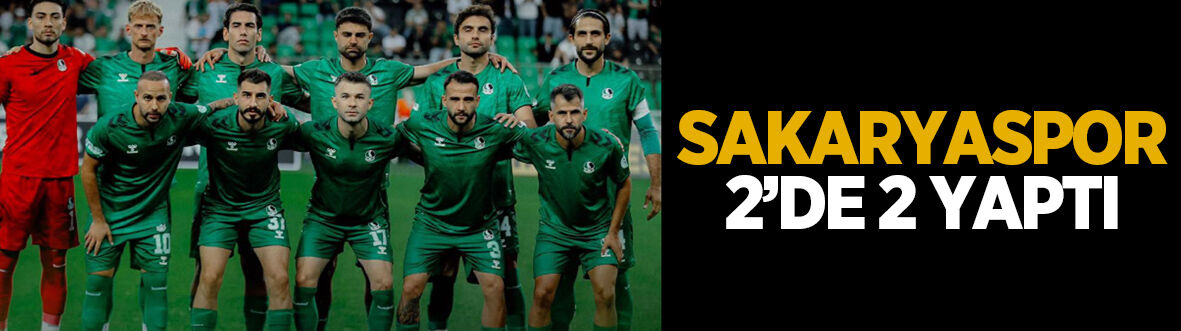Sakaryaspor: 2 Adana 01: 0