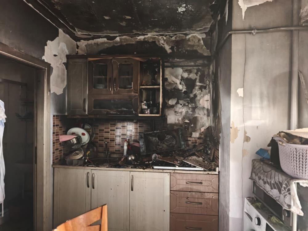 Bilecik'te aspiratörden çıkan yangın paniğe sebep oldu